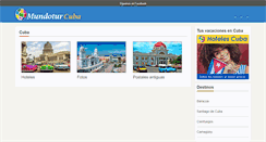 Desktop Screenshot of mundotur.com